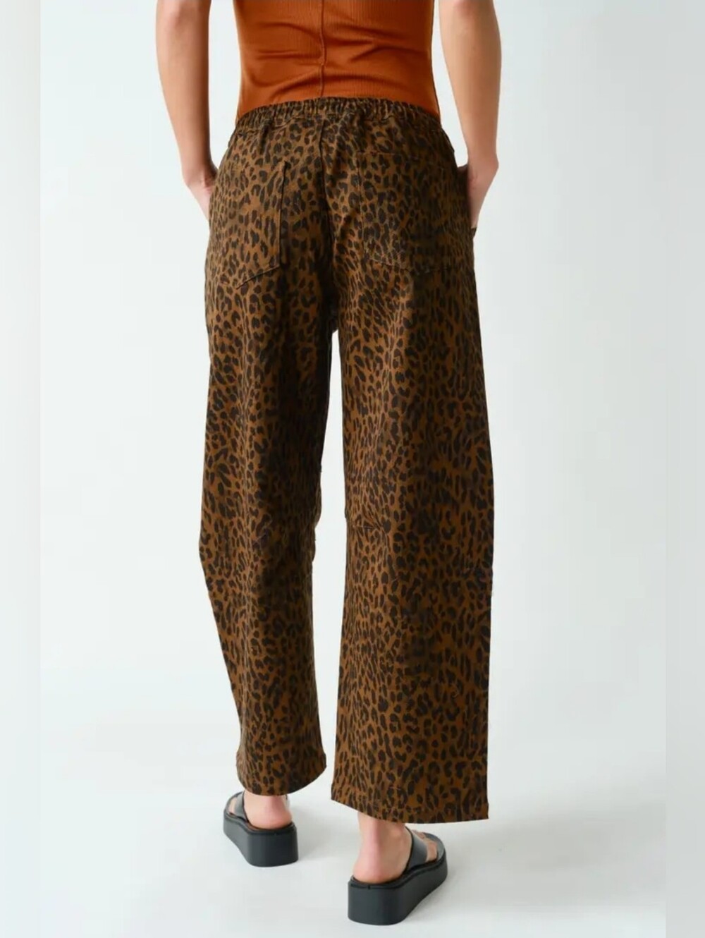 Leopard Drawstring Pants - Picture 4 of 4
